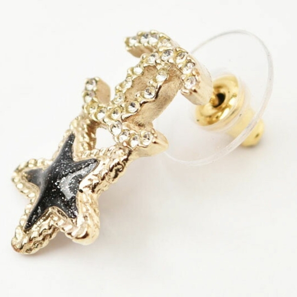 #44 - Authentic Chanel Earrings CHANEL CC/Coco/Heart/Star Gold A20 - Picture 14 of 14